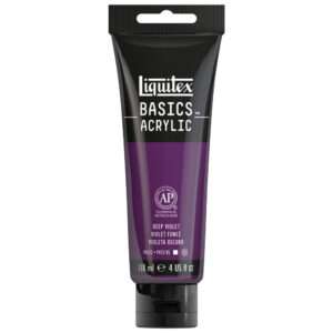 Basics Acrylic 118ml Tube, Deep Violet