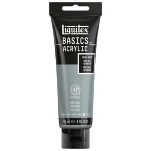 Basics Acrylic 118ml Tube, Blue Gray