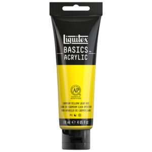 Basics Acrylic 118ml Tube, Cadmium Yellow Light Hue