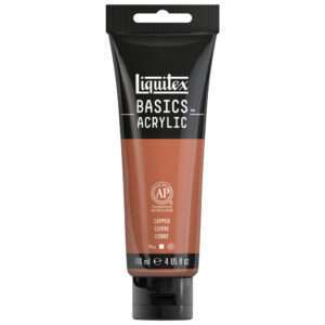 Basics Acrylic 118ml Tube, Copper