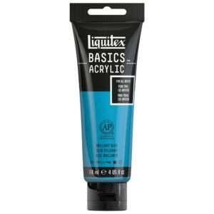 Basics Acrylic 118ml Tube, Brilliant Blue