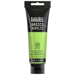 Basics Acrylic 118ml Tube, Brilliant Yellow Green