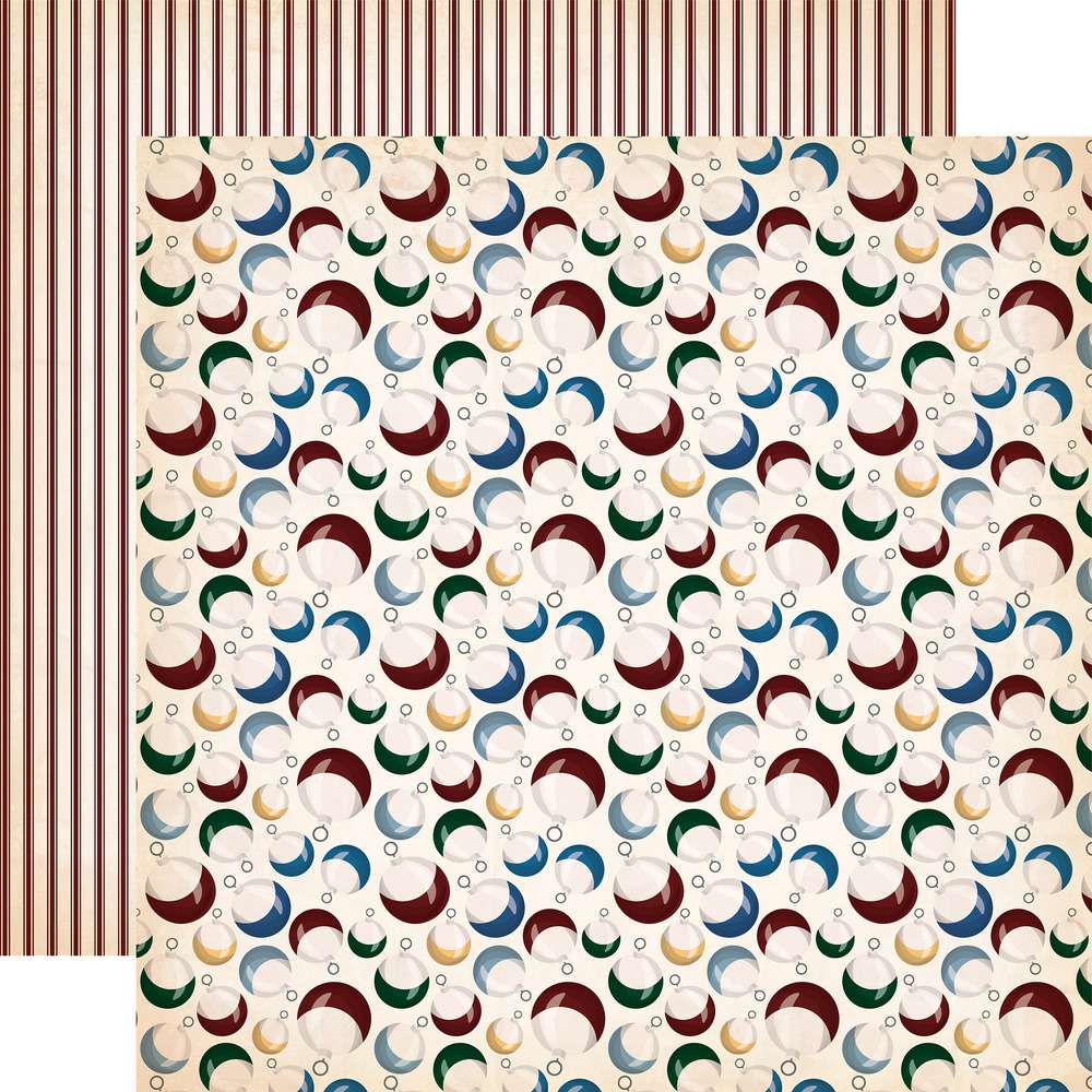 12X12 Patterned Paper, Gone Fishing - Big Catch Bobbers