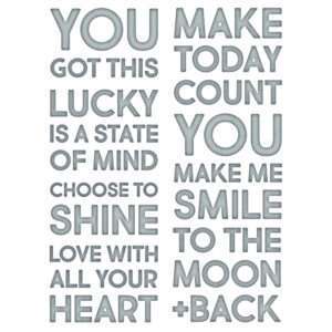 Thinlits Die Set, Bold Text #2 (7pk)
