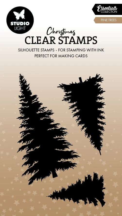 SL Clear Stamp Pine Trees Essentials 1 Piece