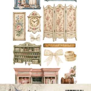 6X12 Extras Paper Set, In Lace