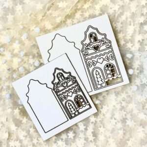 Chipboard, The Magic of December - Gingerbread House 01