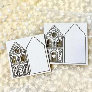 Chipboard, The Magic of December - Gingerbread House 02