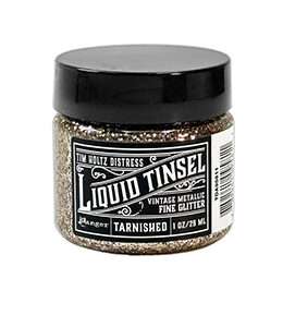 Tim Holtz Distress Liquid Tinsels Fine, Tarnished