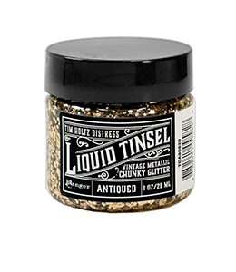 Tim Holtz Distress Liquid Tinsels Chunky, Antiqued