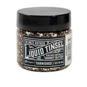 Tim Holtz Distress Liquid Tinsels Chunky, Tarnished