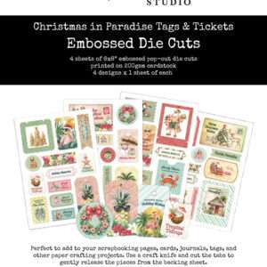 Embossed Die Cuts, Christmas in Paradise Tags & Tickets