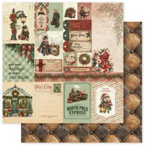 12X12 Patterned Paper, Christmas at Holly House A