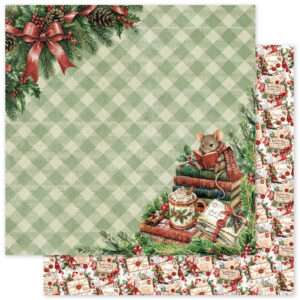 12X12 Patterned Paper, Christmas at Holly House B