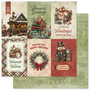 12X12 Patterned Paper, Christmas at Holly House C