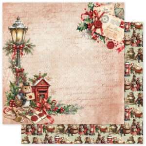 12X12 Patterned Paper, Christmas at Holly House D