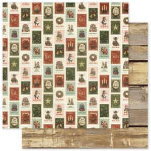 12X12 Patterned Paper, Christmas at Holly House Basics E