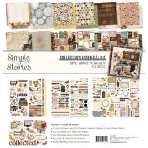 12X12 Collector's Essential Kit, Simple Vintage Trunk Show