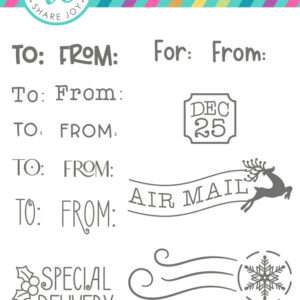 Clear Stamp, North Pole Postmarks