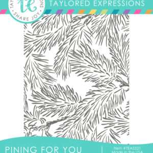 Cling Stamp, Pining For You Background